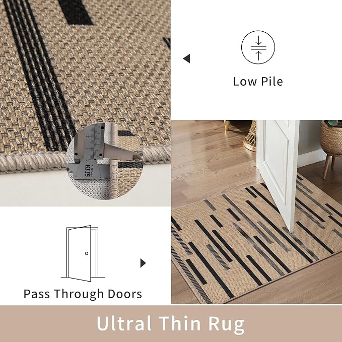 Tangsoo Modern Easy Jute 2x4 Rug - Image 4