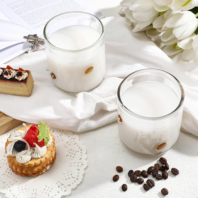 SiliFine 2 Pcs Coffee Icon Juice Glasses - Image 4