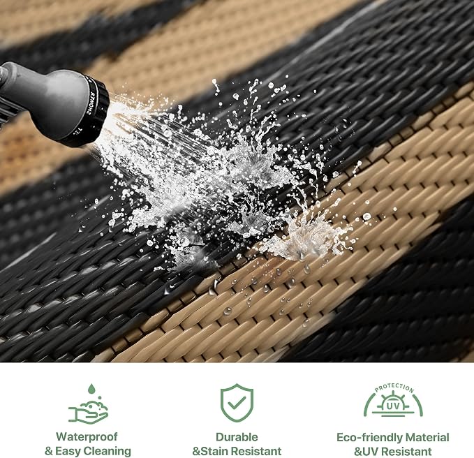 GENIMO Outdoor Rug Waterproof 8'x10' - Image 7