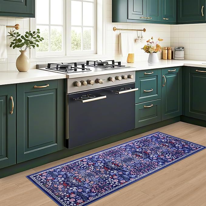 Runner Rug for Entryway: 2x5 Kitchen Rugs Non Slip Washable Ultra-Thin Soft - Image 5