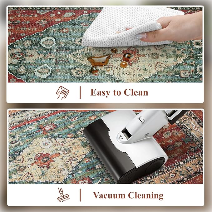 Collive Boho Kitchen Mats 2PCS, Cushioned Kitchen Mat - Image 5