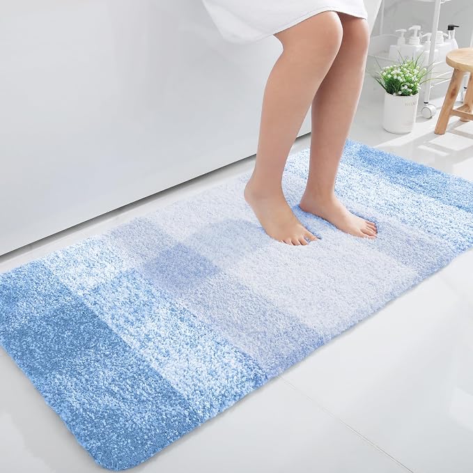 OLANLY Large Bathroom Rugs Mat 45x27, Extra Soft Absorbent Microfiber Bath Rugs by OLANLY