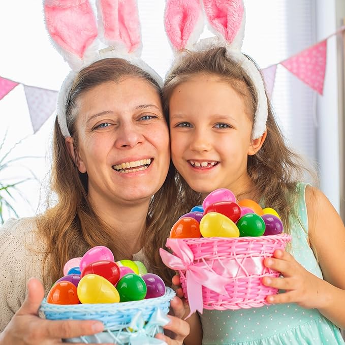 180Pcs Easter Eggs, 2.3" Fillable Bright Colors Plastic Easter Eggs Empty for Easter Hunt, Easter Basket Stuffers, Party Favor, Classroom Prize Supplies ﻿