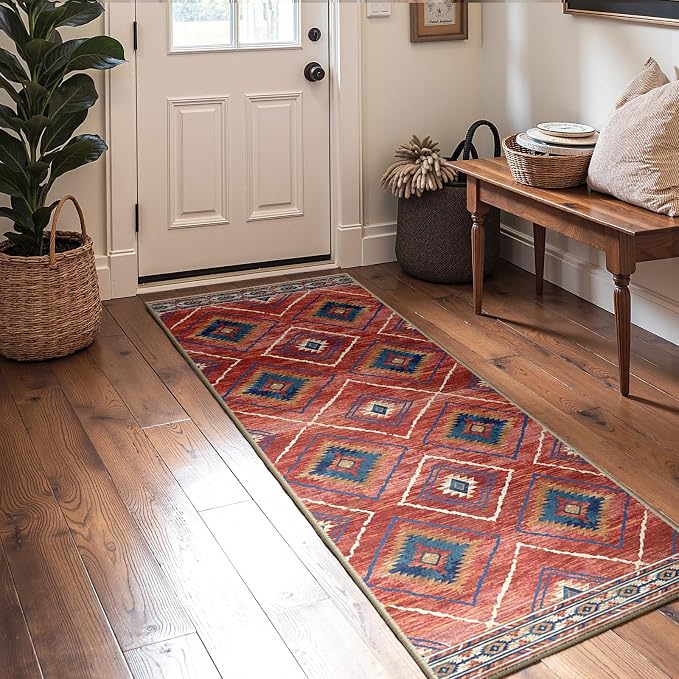 BESTSWEETIE Area Rug 2x5 Rug Machine Washable Non-Slip Low Pile Print Pattern - Image 6
