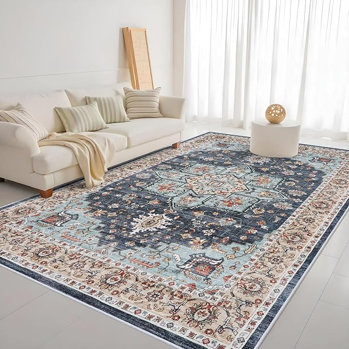 Washable Oriental Area Rug - Image 2