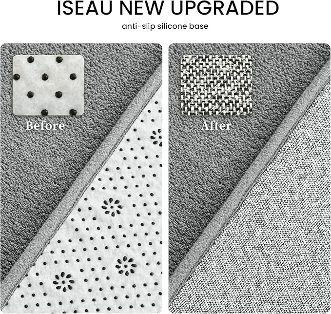 ISEAU 6x9 Rug for Living Room, Soft Memory Foam Carpet - Image 2