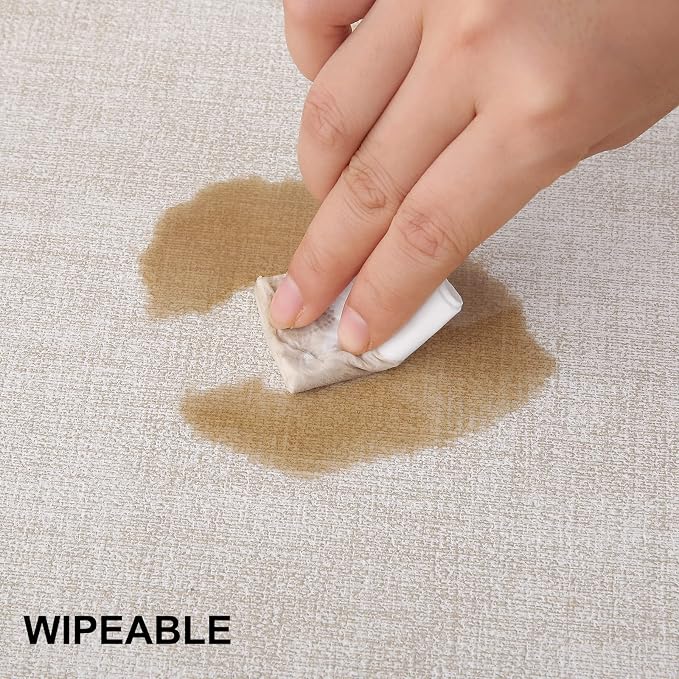 Faux Leather Heat Resistant Placemats 12 Packs, Waterproof Wipeable Dining PU - Image 5
