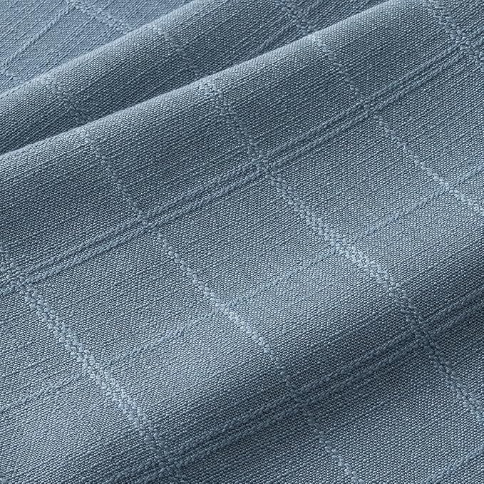 Linen Checked Placemats Set of 4, Machine Washable, Thick Textured Farmhouse - Image 2