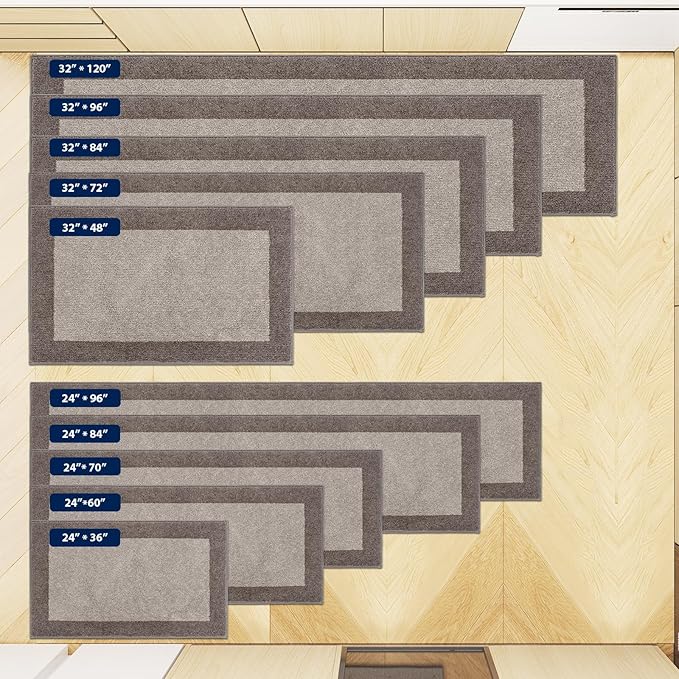 Machine Washable Kitchen Rug 32" x 72", Non Slip Indoor Door Rug, Absorbent - Image 7