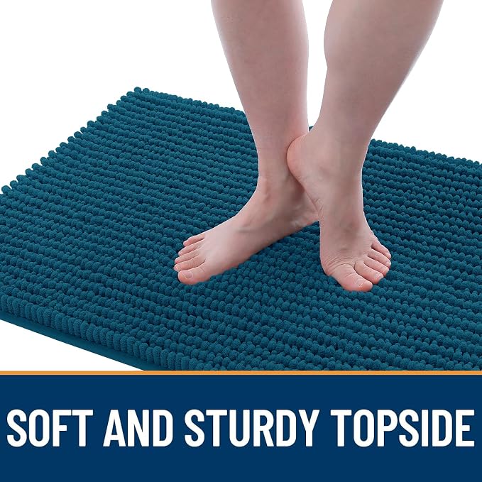 OLANLY Dog Door Mat for Muddy Paws 47x24, Ultra Absorbent Chenille Mud Doormat - Image 3