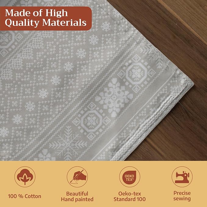 Maison d' Hermine Table Runner 100% Cotton 14.50" x 48" | Table Runners 48 - Image 3