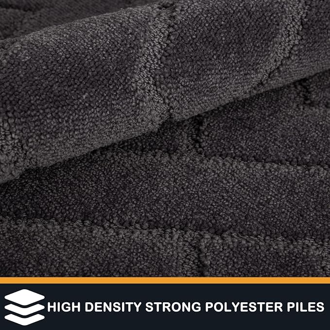 PURRUGS Easy Care Area Rug 4.5ft x 7ft, Non-Slip Machine Washable Door Mat - Image 4