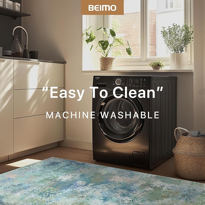 BEIMO Area Rugs 6x9 for Living Room Bedroom, Modern Abstract Machine Washable - Image 7