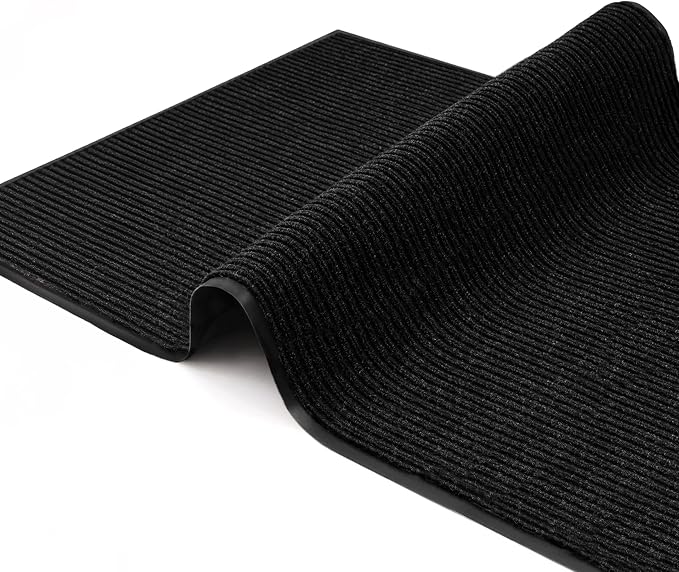 Commercial Door Mat 4'x8' Black, Heavy Duty Industrial Floor Mat - Image 5