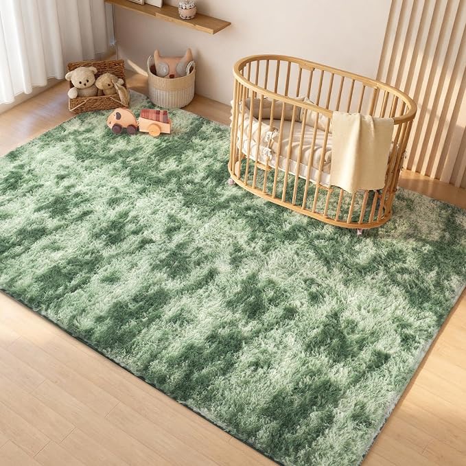 Litanika 4x6 Fluffy Shag Faux Fur Area Rug - Image 4