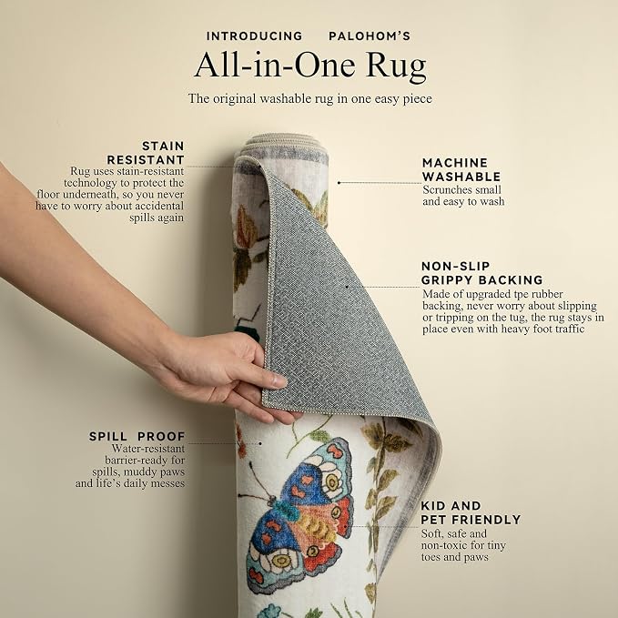 Machine Washable Kitchen Runner Rugs: 2'x6' Entryway Rug Runner Stain Resistant - Image 4