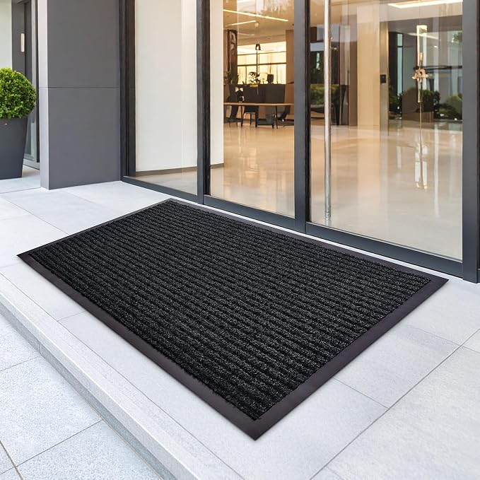 Commercial Door Mat 4'x8' Charcoal, Heavy Duty Industrial Floor Mat - Image 6