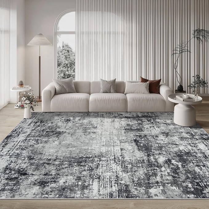 9x12 Area Rugs for Living Room Rug Washable: Modern Large Rug for Dining Room - Image 9