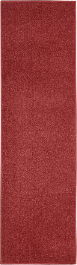 Nourison Home Nourison Essentials Brick Red 2'2" x 10' Area Rug - Image 6