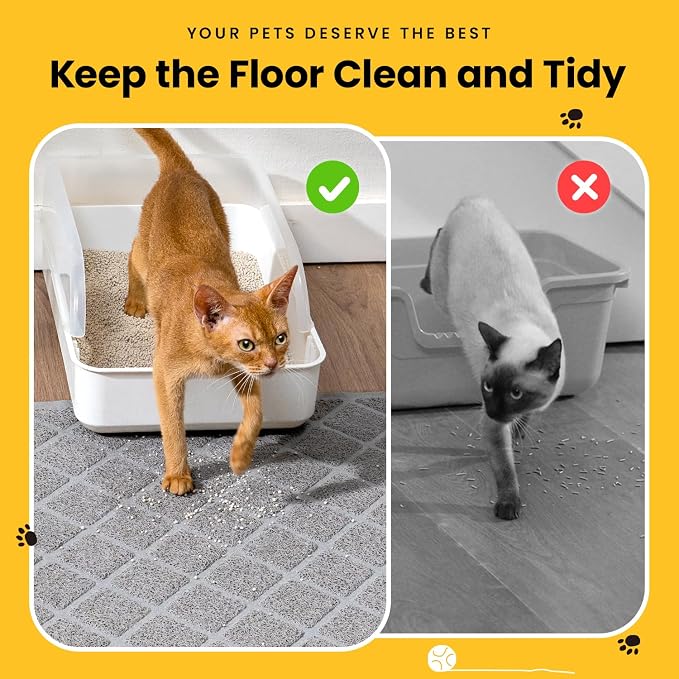Conlun Cat Litter Mat Litter Trapping Mat, Premium Durable PVC Grid Mesh - Image 4