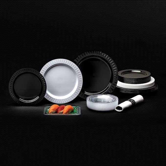 Party Essentials Elegance Quality Hard Plastic 9-Inch Round Party/Luncheon - Image 7