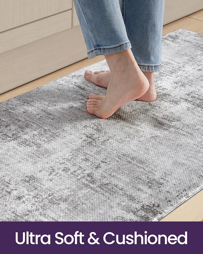 DEXI Kitchen Mats Cushioned Anti Fatigue, 23x86 Floor Padded Runner Rug Non Slip - Image 5