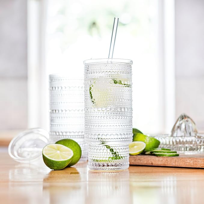 Birchland All Glass Hobnail Tumbler - Image 3