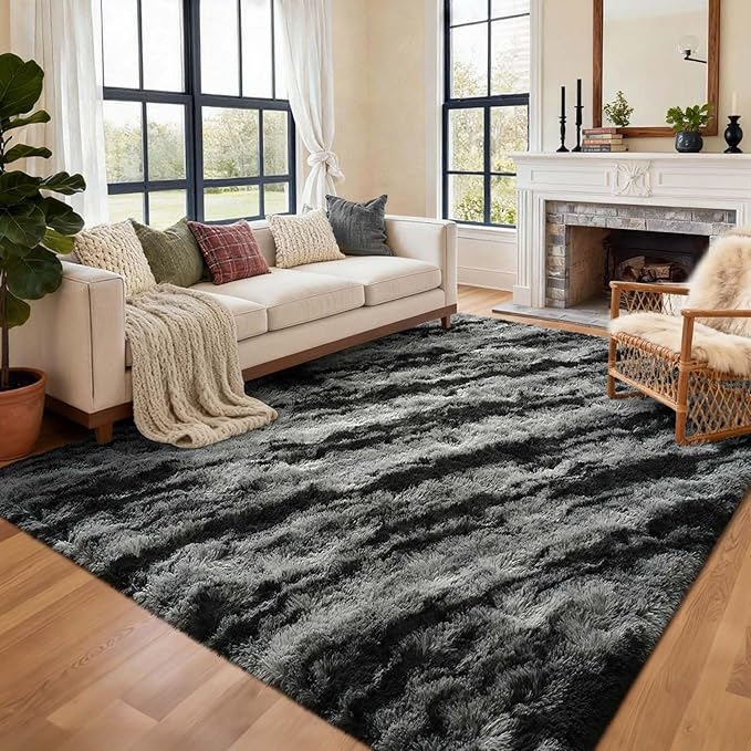 8x10 Ft Extra Large Shag Rugs for Living Room, Ultra Soft Fluffy Furry Area - Image 3