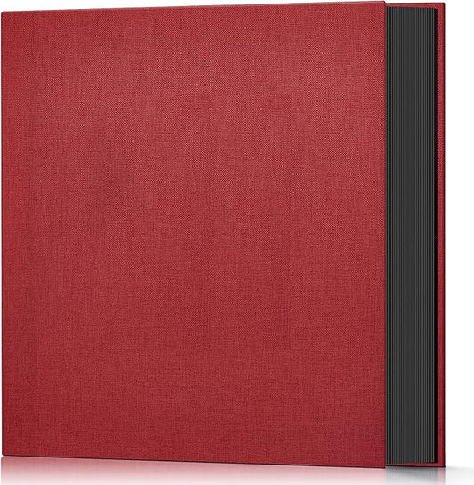 Popotop Photo Album 4x6 600 Pockets for Wedding Gifts,Linen Hardcover Picture Albums for Family Anniversary Baby Vacation Pictures