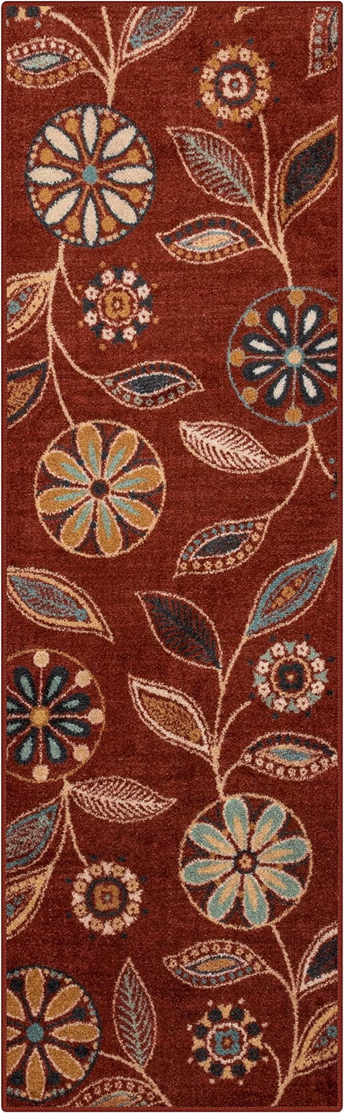 Maples Rugs Reggie Floral Runner Rug by MaplesRugs