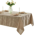 Newbridge Barcelona Luxury Damask Fabric Tablecloth, 70” Extra Wide x 108” by HomeBargainsPlus