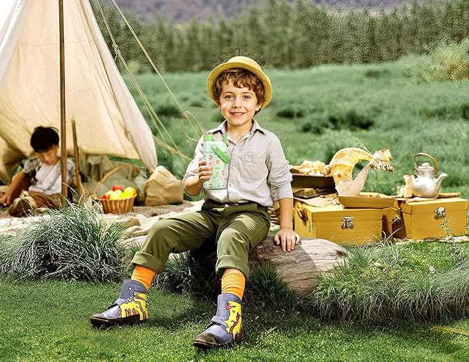 12 oz Kids Stainless Steel Water Bottle: Leakproof, Keep Cold 24H, Easy Clean - Image 8