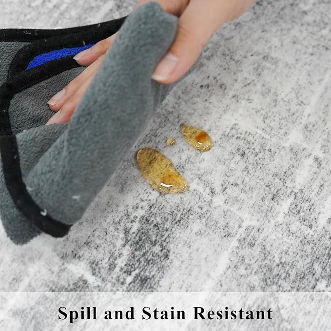 Washable Abstract 2x6 Kitchen Rug: Non-Slip Sink Stove Floor Mat - Image 3