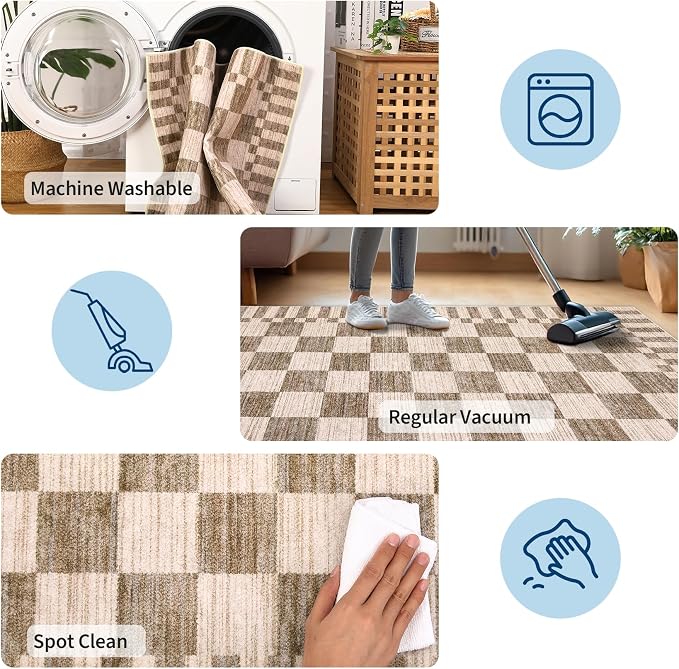 GarveeHome 2×10 Kitchen Runner Rug Non Slip, Washable Runner Rug - Image 7