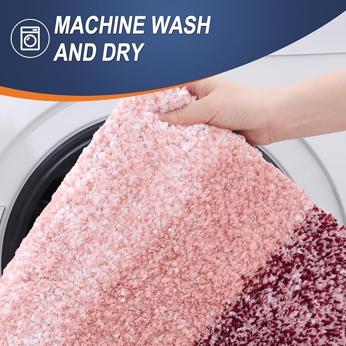 OLANLY Large Bathroom Rugs Mat 44x32, Extra Soft Absorbent Microfiber Bath Rugs - Image 6