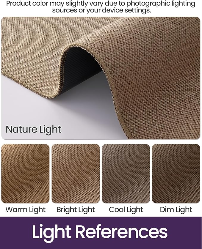 DEXI Hallway Runner Rug 2'8"x14', Non Slip Rubber Backed Runners Carpet - Image 3