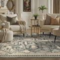 DCX Washable 4x6 Snake Rug, Soft Low Pile Carpet, Kid & Pet Friendly by DCXWashableRug