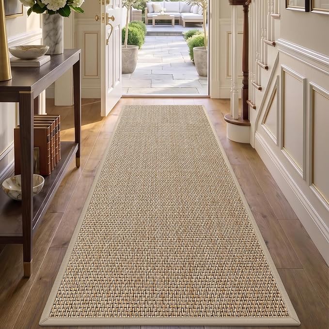 DEX Hallway Runner Rug 2'4''x8, Non Slip Rubber Backing Inside Entryway Carpet - Image 7