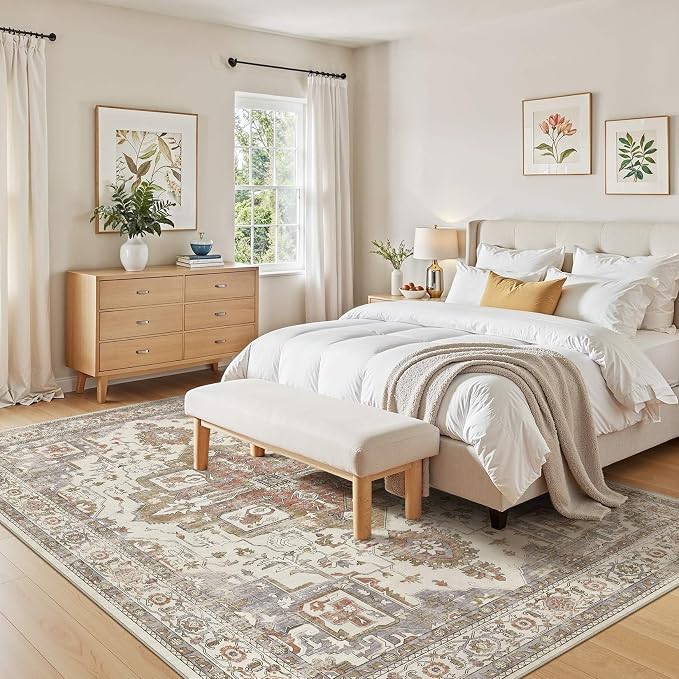 Washable 6x9 Area Rug for Living Room - Image 7