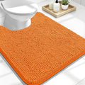 OLANLY Toilet Rugs U-Shaped 24x20, Extra Soft Absorbent Chenille Contour by OLANLY