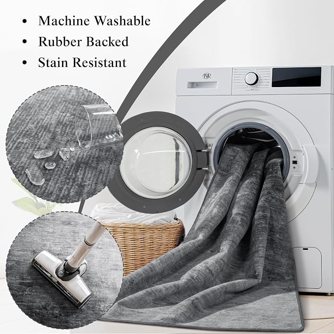 LIANLAM Washable Rug 5x7 Area Rugs - Image 4