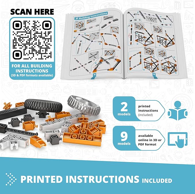 Engino- Stem Toys, Architecture Set: Eiffel Tower, Sydney Bridge- Building Toys, Engineering Kit for Kids 9+, STEM Project, Gifts for Boys & Girls (11 Model Options)