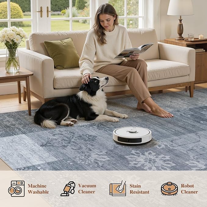 UERMEI 8x10 Area Rug for Living Room - Image 6