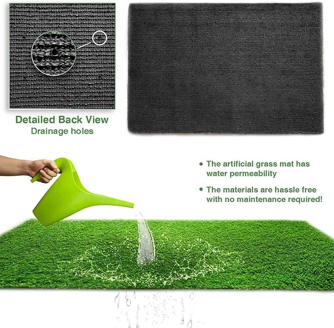 LITA Realistic Artificial Grass Turf Lawn Customized Size 8 x 73 Feet, 1.38" - Image 3