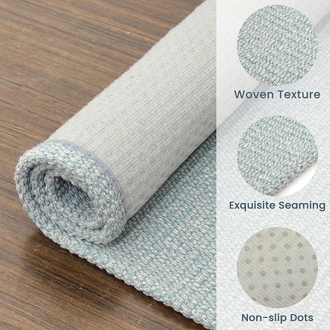 EARTHALL Washable Runner Rug 2x8 Ft Non Slip Runners - Image 5