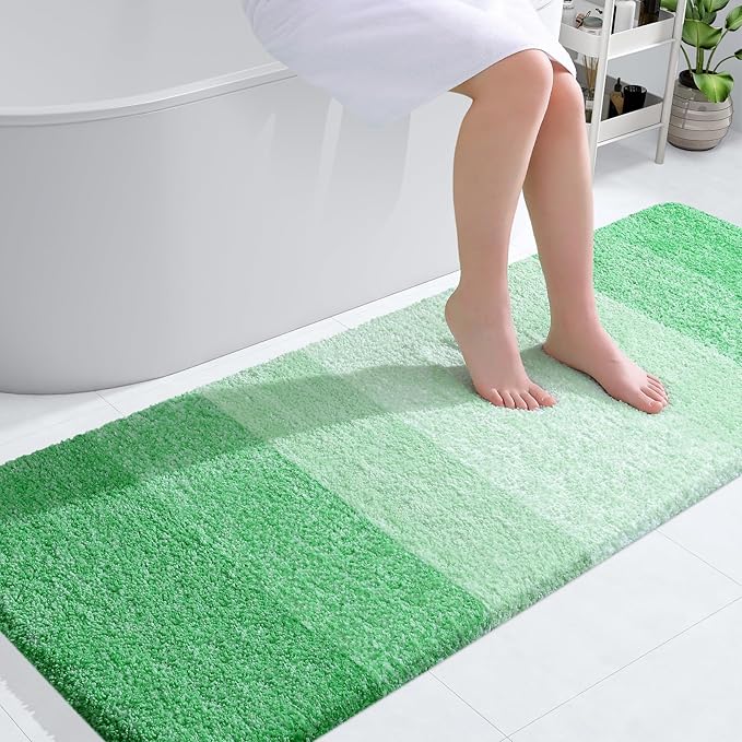 OLANLY Bathroom Runner Rugs Mat 59x24, Extra Soft Absorbent Microfiber Bath Rugs by OLANLY