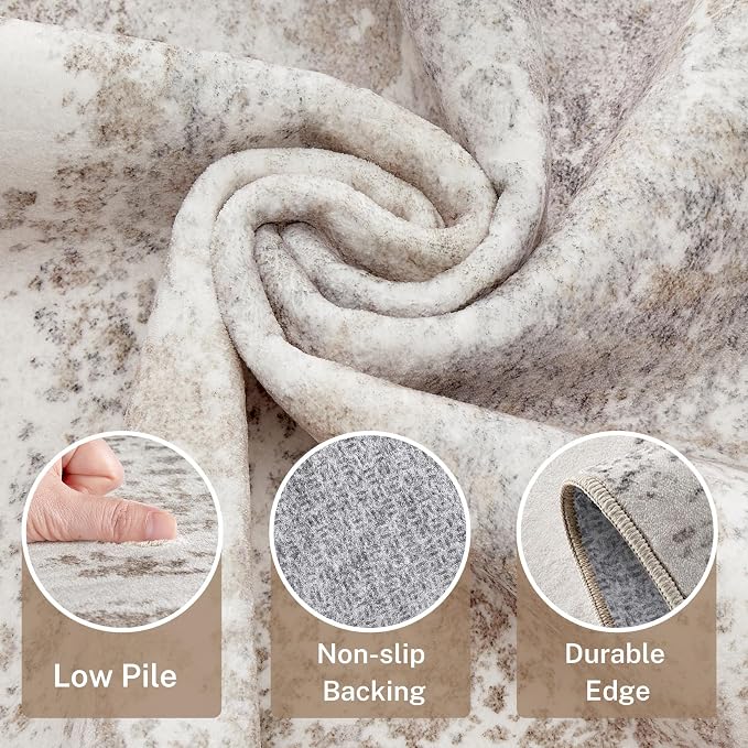 5ft Round Area Rug - Image 5