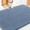 Smiry Dog Door Mat for Muddy Paws 30x17, Absorbent Dirt Trapper, Non-Slip by Smiry
