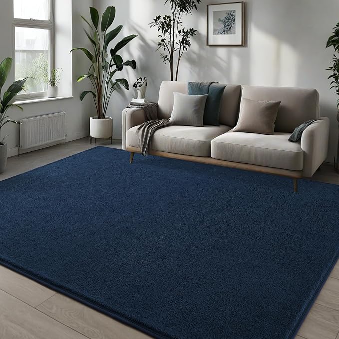 Pettop 6x9 ft Navy Blue Area Rugs - Image 3
