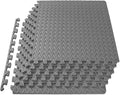 ProsourceFit Exercise Puzzle Mat ½-inch, EVA Interlocking Foam Floor Tiles by ProsourceFit